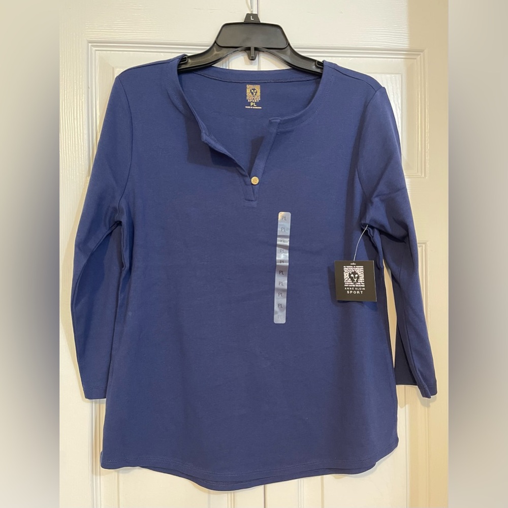 Anne Klein 3/4 Sleeve Top #166